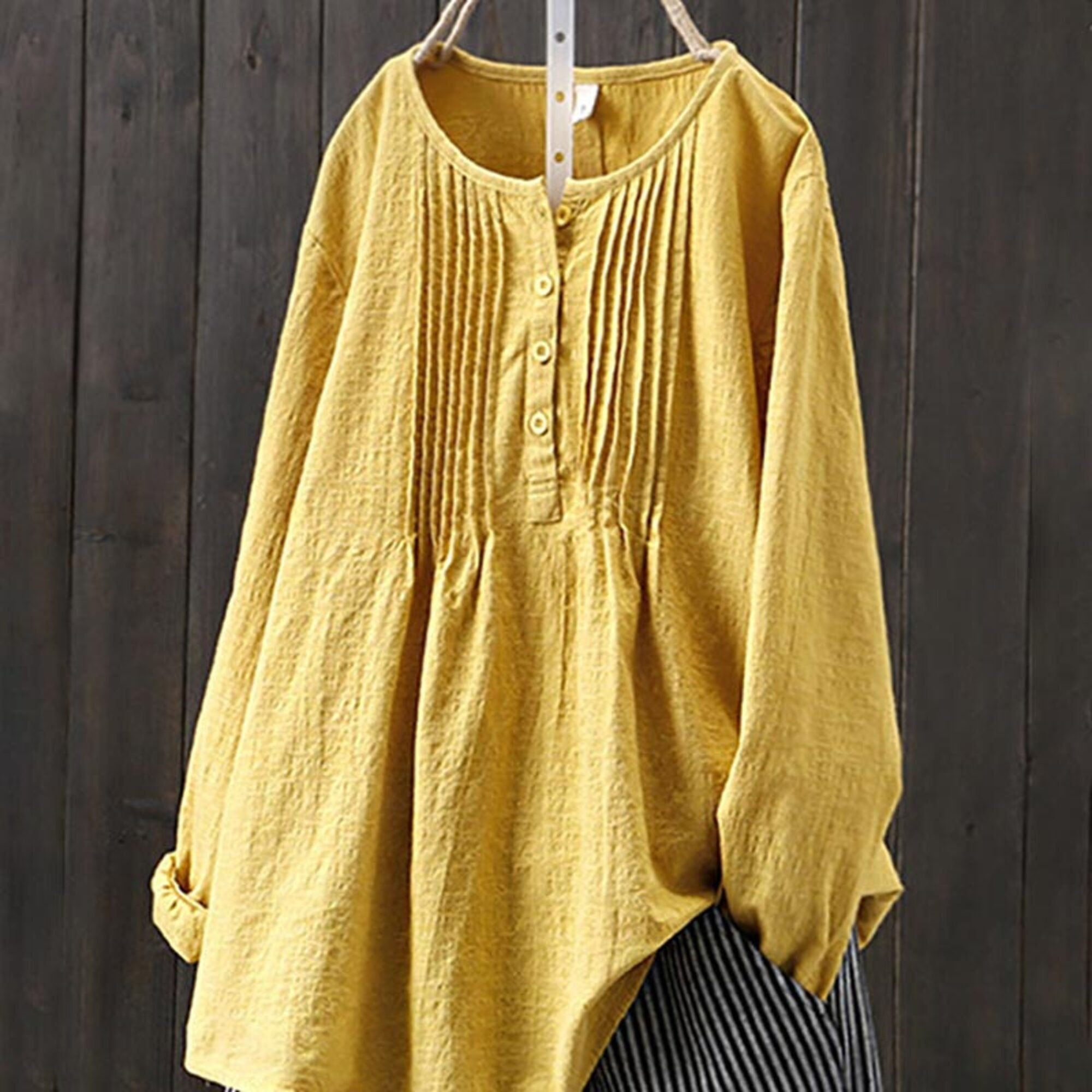 Casual Long Sleeve O Neck Loose Blouse for Women Harajuku Tops - Etsy