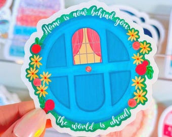 Hobbit House Sticker: Tolkien Fan Sticker, Water-Resistant Vinyl