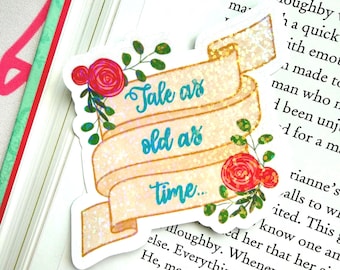 Beauty and the Beast Sticker: Tale As Old As Time