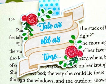 Beauty and the Beast Magnetic Bookmark: Tale As Old As Time