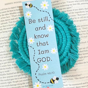 Be Still Bookmark: Christian Gift, Bible Verse