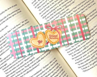 Fictional Characters Locket Bookmark: Coquette Style Bookmark