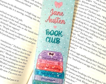 Jane Austen Book Club Bookmark: Laminated Bookmark