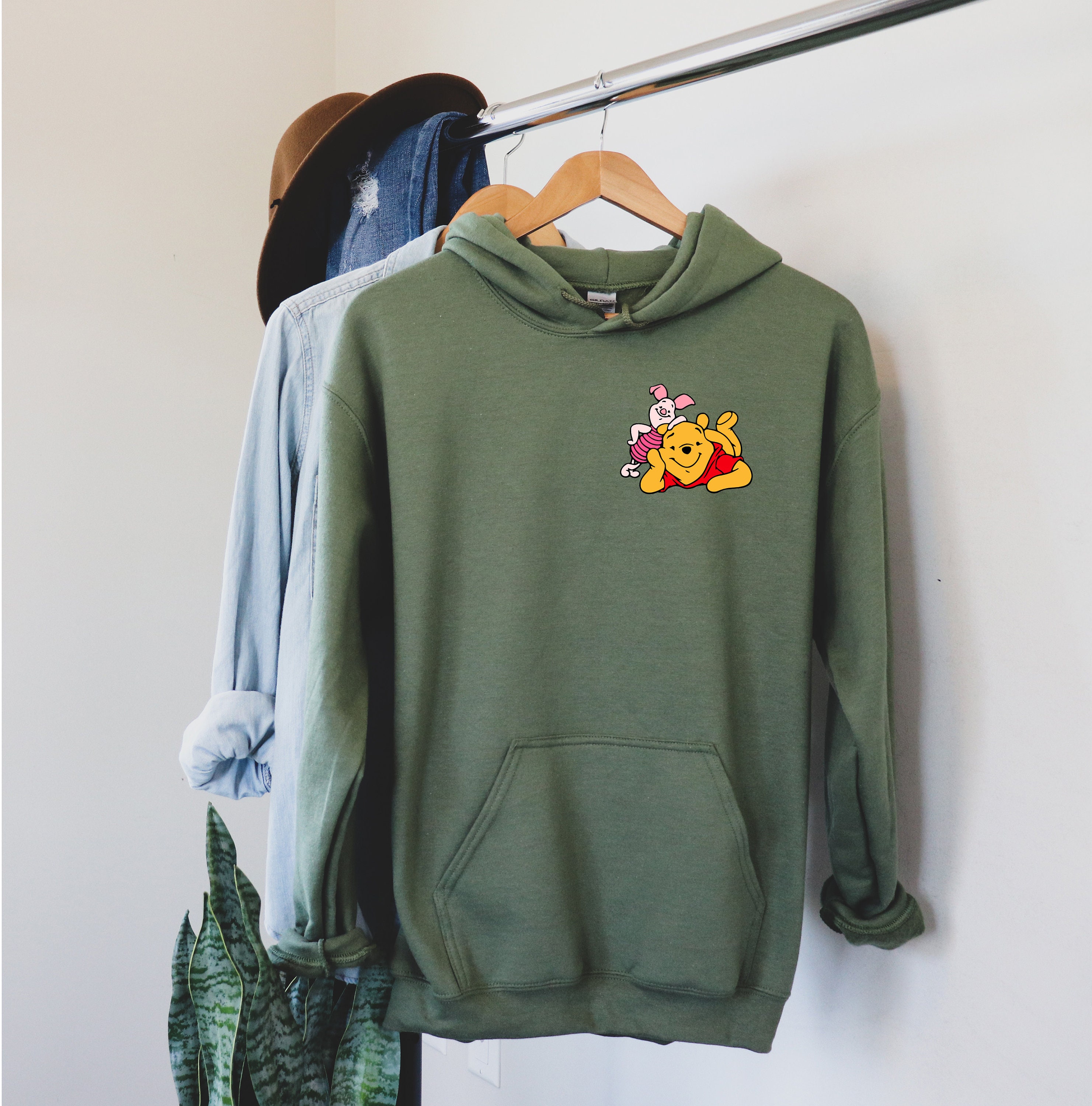 Winnie the Pooh & Piglet Hoodie, Winnie the Pooh Hoodie, Pooh Shirt ...