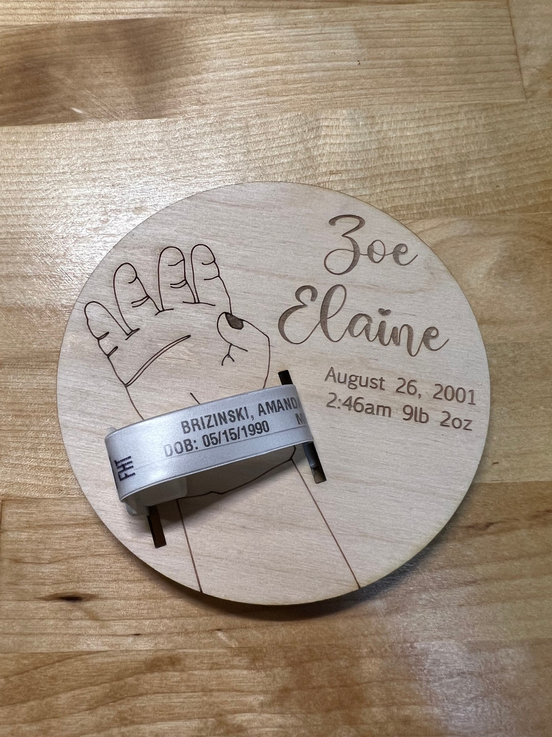 Baby Hospital Bracelet Etsy