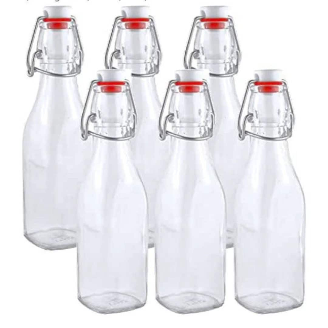 Air Tight Glass Bottles 8 Fl Oz Clear Empty Containers WithPhilippines