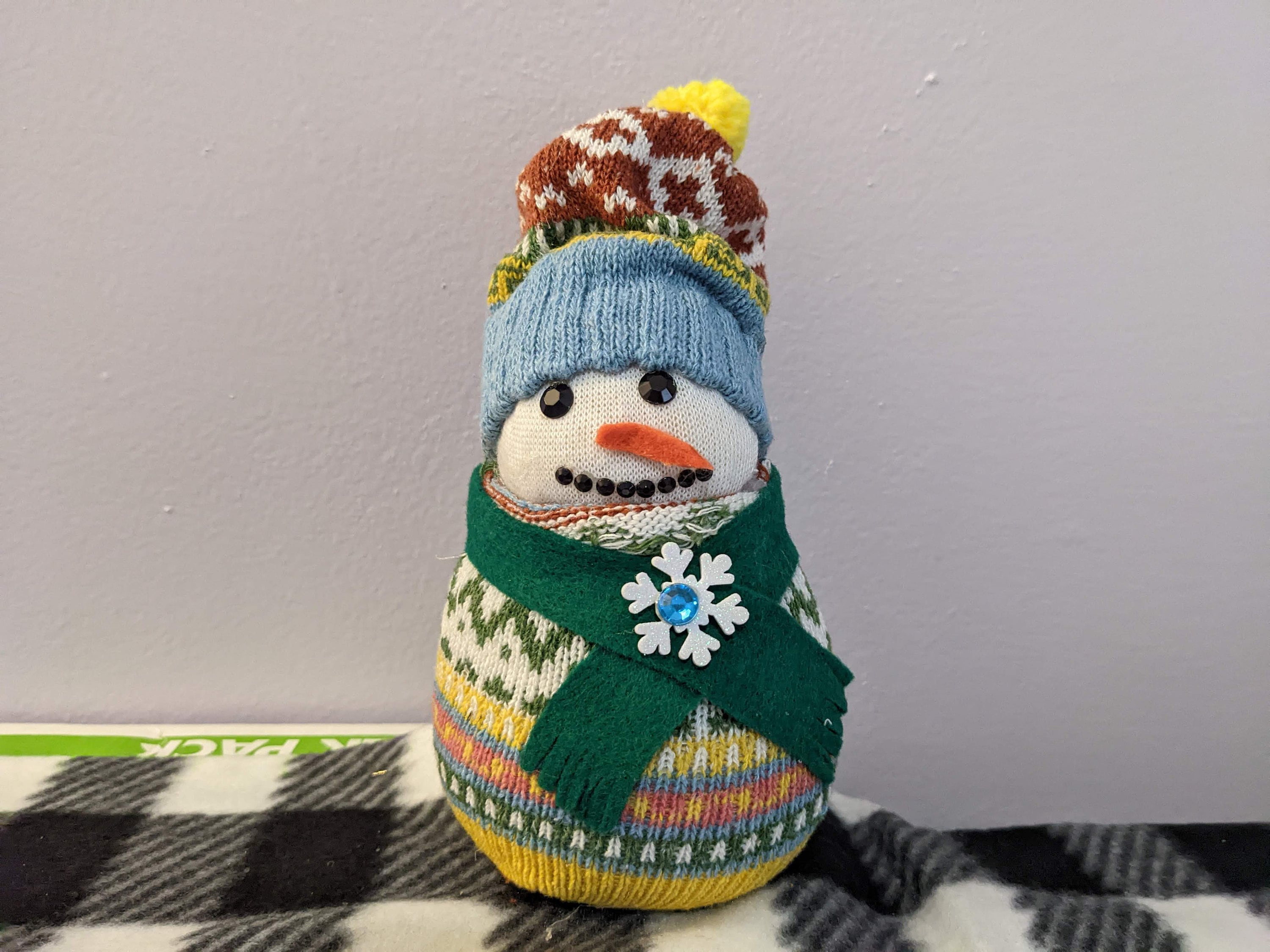 Adorable Sock Snowman Etsy