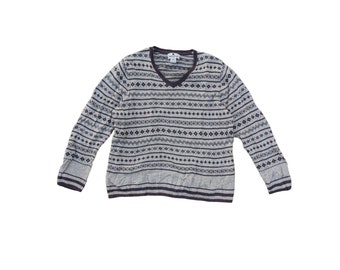 MAGLIONE PESCATORE J Crew Uomo Med Pesante Blu Maglia Cavo Finto Collo Remi EUR 41,12 - IT