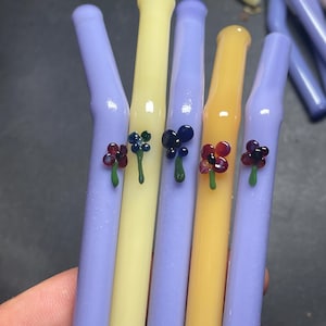 Handmade Re-usable Glass Straw