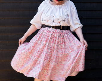 Calypso Tiered Gathered Skirt | Zero Waste Skirt Sewing Pattern PDF | Beginner Friendly