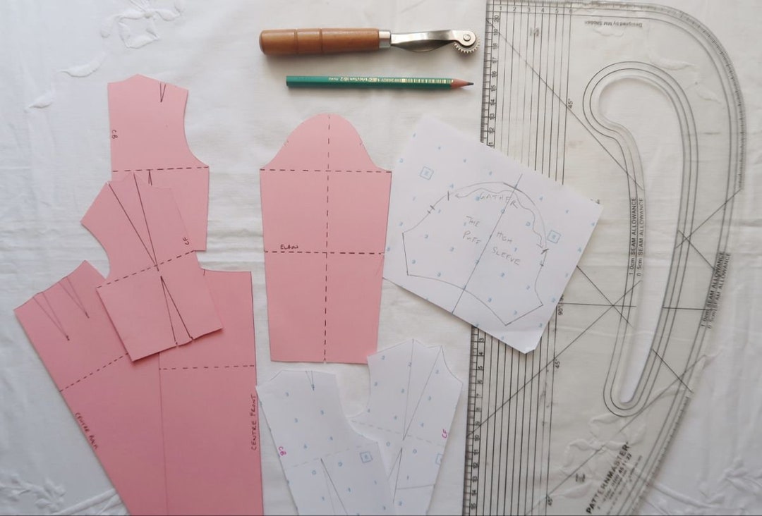 Quarter Scale Bodice, Skirt & Sleeve Blocks ~ Pattern Drafting Blocks ...