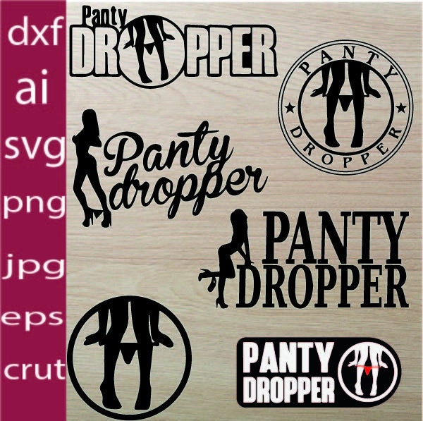 Panty Dropper Funny Sexy Motivational PVC Patch with velcro
