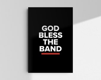 Letra de la canción de The Courteeners, Póster de música indie rock (Descarga digital)