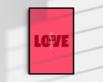 Letra de "All You Need Is Love" de The Beatles (Descarga digital)