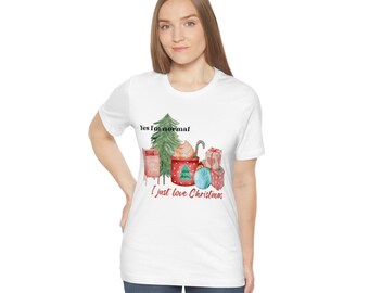 Me encanta la Navidad, Linda Camiseta De Navidad, Lindo Regalo De Navidad, Regalo De Navidad, Amante De Navidad, Camisa De Navidad, Camisa De Jersey Unisex