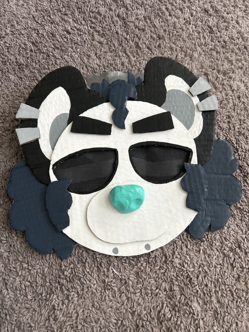 Mask Custom Commissions Furry Paper Masks Etsy