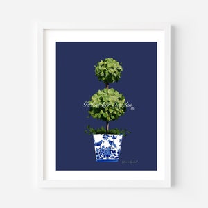 Preppy Wall Art Printable Wall Art Chinoiserie Art DigitalPrints Downloadable Wall Art Print Apartment Decor Kitchen Wall Art Blue Wall Art