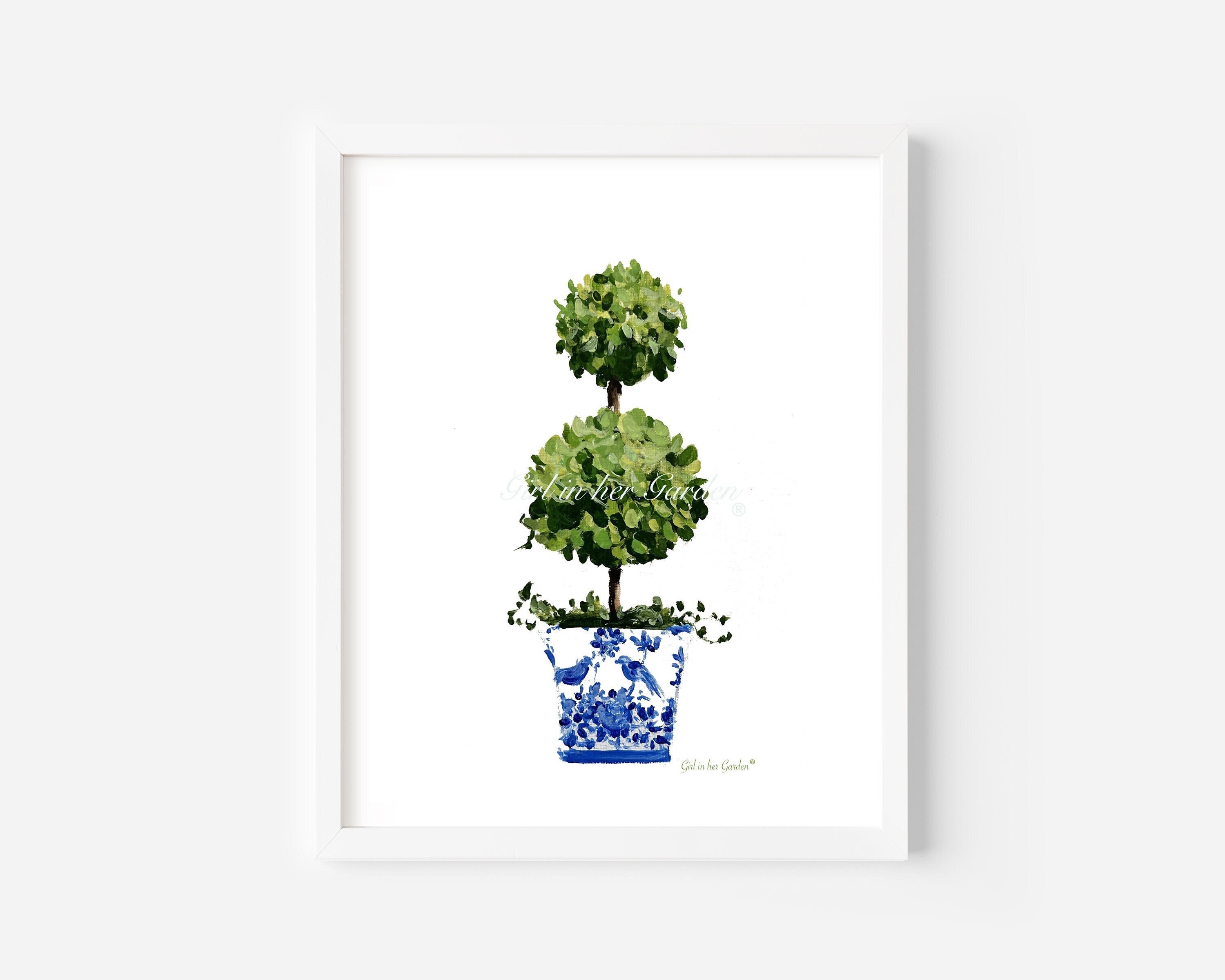 Preppy Wall Art Printable Wall Art Cute Wall Art Chinoiserie Art ...