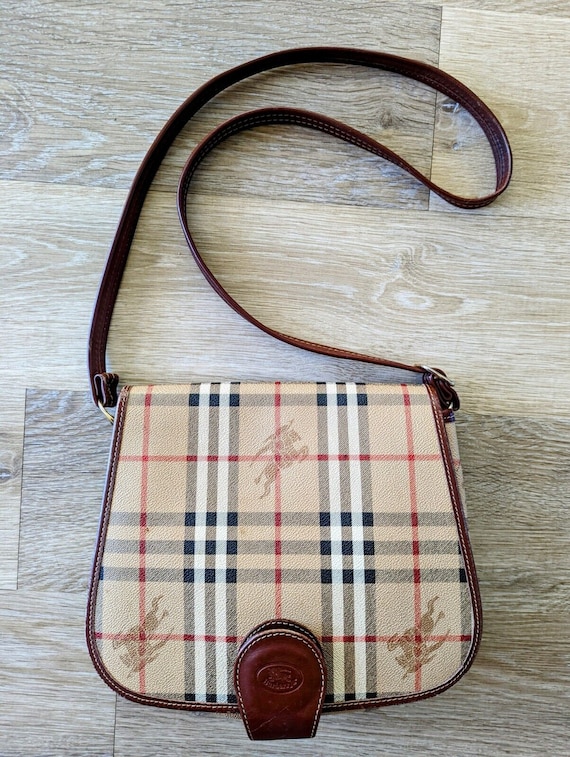 Burberry Speedy check canvas & leather satchel handbag shoulder bag extra  strap Beige ref.513005 - Joli Closet