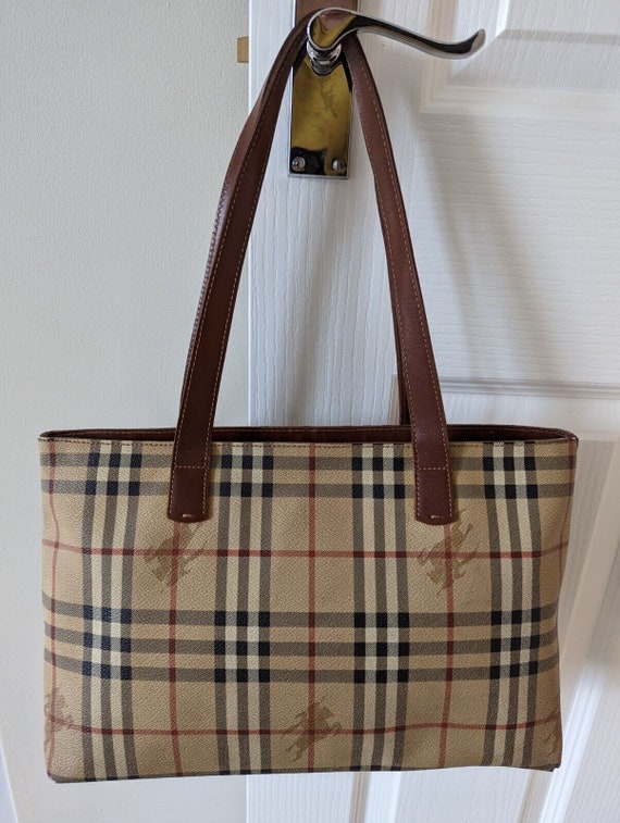 Brown Burberry House Check Tote – Designer Revival