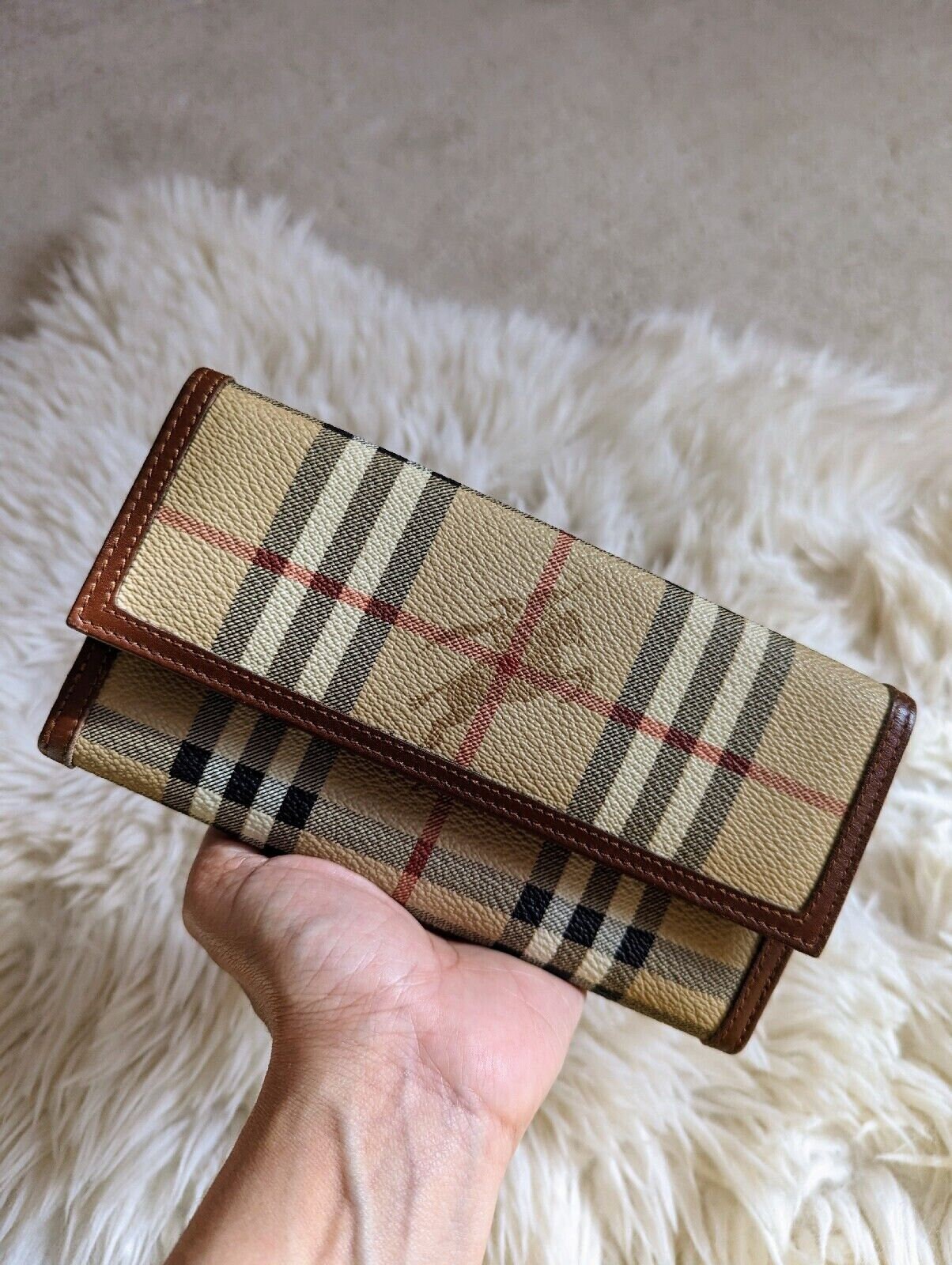 Burberry TB Double Flap Wallet Monogram Print Leather at 1stDibs  burberry  tb monogram wallet, burberry flap wallet, burberry wallet monogram