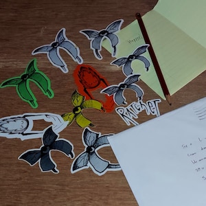 Ratchet Letter - Stickers - Personal Message  - Non Transparant - Transparant - Batch 1