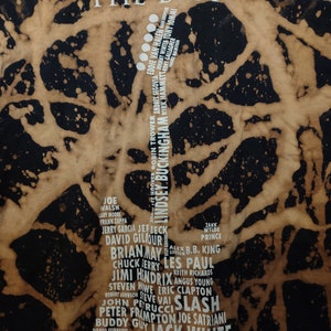 Bleach Washed &quot;Guitar Hero&quot; T Shirt