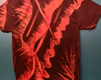 Bleach Painted Aurora Art Shirt