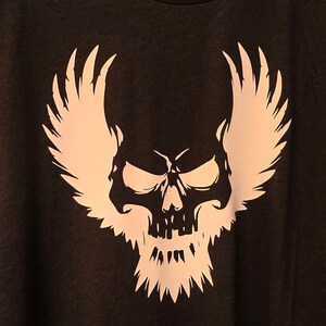 Winged Skull/Bird  T-Shirt