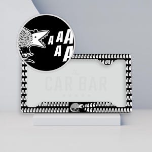 Opossum License Plate Frame, Possum Plate Cover, Opossum Car Decor, Funny Car Accessories for Men & Women, Gen Z Meme, Car Gift Ideas