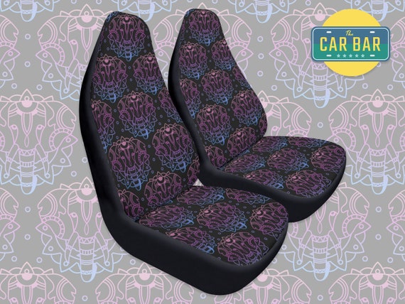 Elephant Mandala Car Seat Covers Black Art Car Accessories for Women Unique Car Interior Decor Covers for Vehicle Gift for Girlfriend Etsy UK