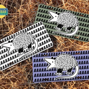 Opossum License Plate, Possum Car Decor, Funny Car Accessories for Men & Women, Gen Z Meme, Car Gift Ideas, Meme Car Tag, Front Vanity Plate