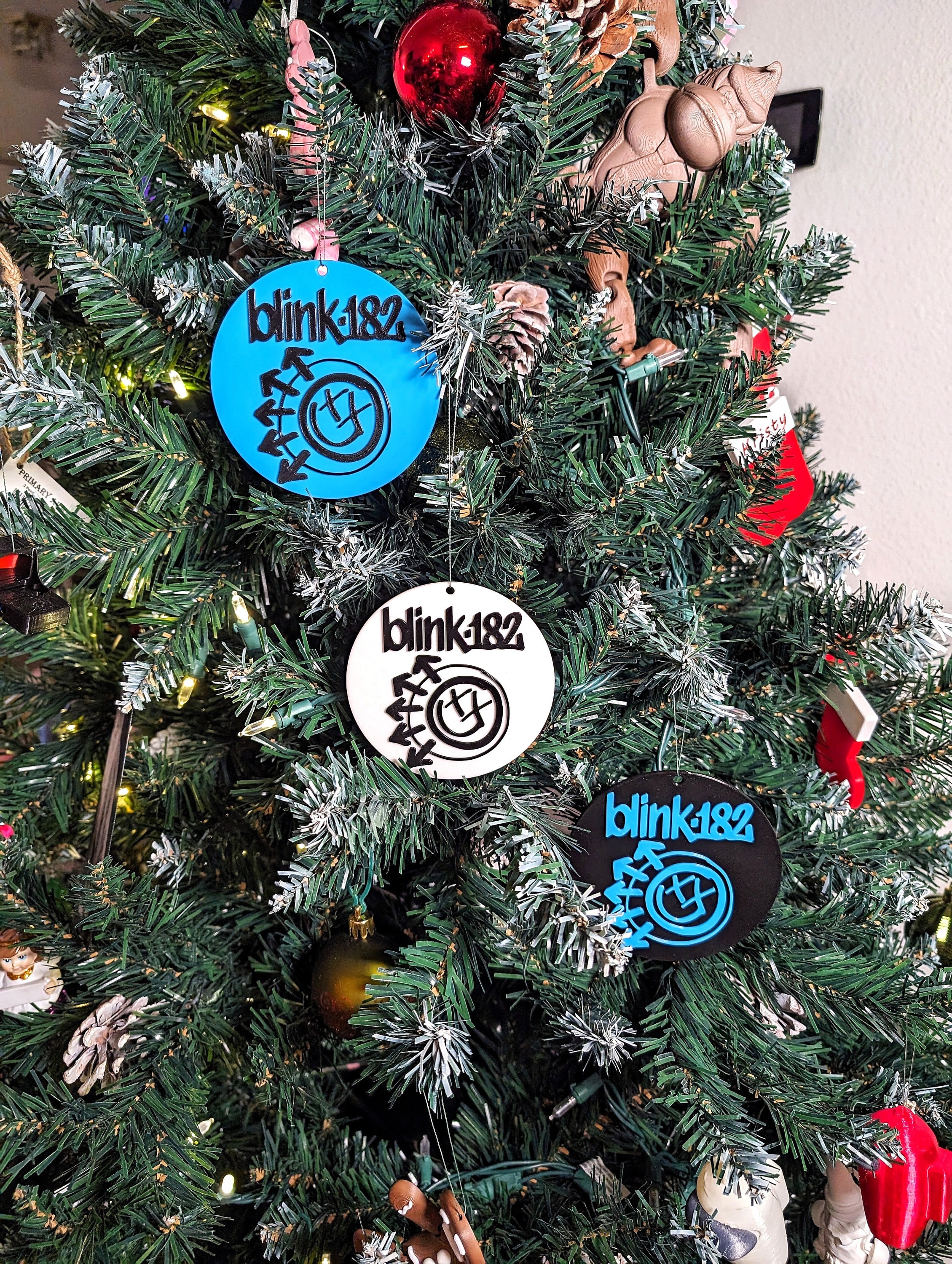Blink182 Christmas Tree Ornament - Etsy