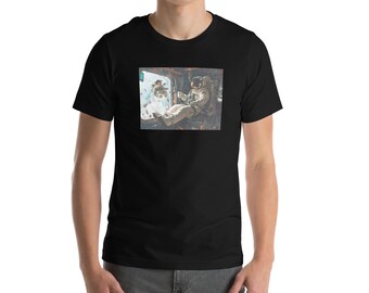 Astronaut Dad and Baby Graphic Tee