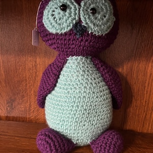 Stuffed animal, owl, handmade gifts