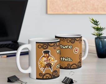 Timekeeper Ceramic Mug, (11oz) | Cookie Run Inspired Cup