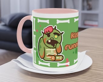 Zombie Cookie Two-Tone Mug, 11oz | Cookie Run