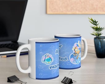 Sea Fairy Ceramic Mug, (11oz) | Cookie Run Inspired Cup