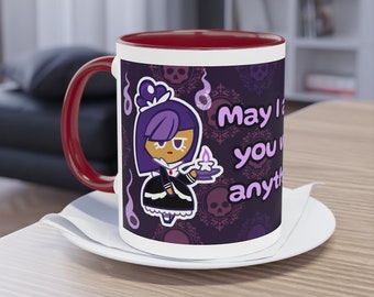 Taza de dos tonos de mora, 11 oz / Cookie Run