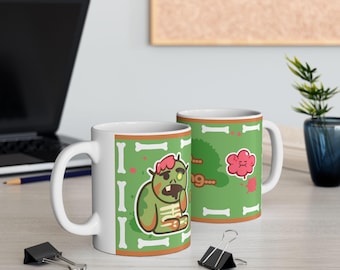 Zombie Ceramic Mug, (11oz) | Cookie Run Inspired Cup