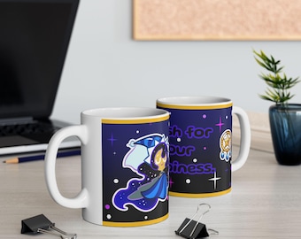 Moonlight Cookie Ceramic Mug, (11oz) | Cookie Run Inspired Cup