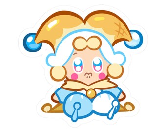 Kiss-Cut Cookie Run Themed Stickers - Ice Juggler Cookie