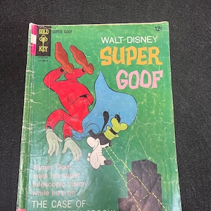 Super Goof, 1967, Gold Key, n. 8, &quot;Il caso del truffatore inquietante&quot;, fumetto d&#39;epoca