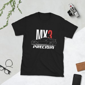 Racing Precidia MX3 Unisex T-Shirt // racecar, Automotive Apparel for Car Guys, Gift for racing Enthusiasts