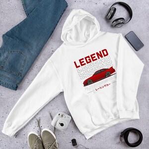 JDM Red Silvia S14 Unisex Hoodie // 180sx 200sx 240sx, Automotive Apparel for Car Guys, Gift for S Chassis Lover