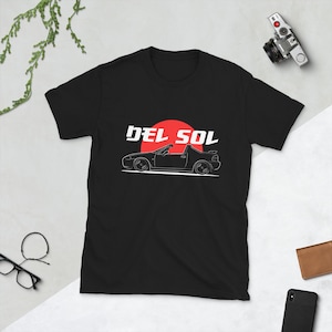 JDM Del Sol T-shirt unisex // JDM Legend Car, Abbigliamento automobilistico per ragazzi dell'auto, regalo per gli appassionati di auto JDM