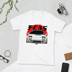Rotary FC RX7 FC3s Unisex T-Shirt // Jdm Drift Car, Automotive Apparel for Car Guys, Gift for Rotary Enthusiasts