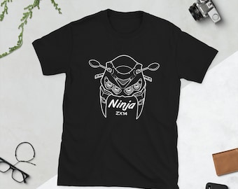Kawasaki Ninja ZX-14R 2022-24 T-shirt - Motorcycle Tee Shirt for