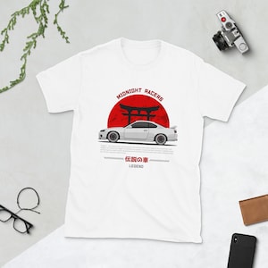JDM White Silvia S15 Unisex T-Shirt // 180sx 200sx 240sx, Automotive Apparel for Car Guys, Gift for S Chassis Enthusiasts