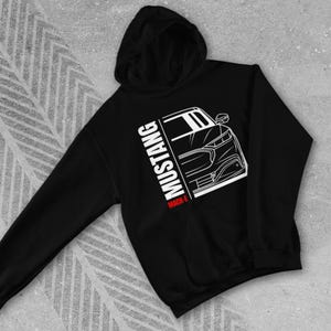 Front Mach-E Mustang Unisex Hoodie // SUV Electric Mustang Gift